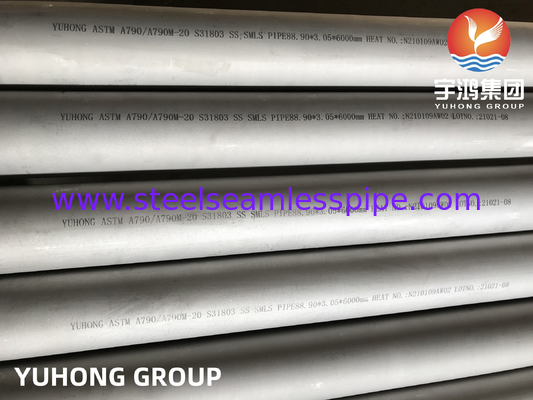 ASTM A790 S31803 F51 ống không may bằng thép không gỉ képlex cho thiết bị hóa dầu