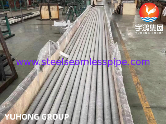 ASME SA249 TP304 AL Các ống có vây loại T được ép ra để trao đổi nhiệt trong lò khô hình tròn