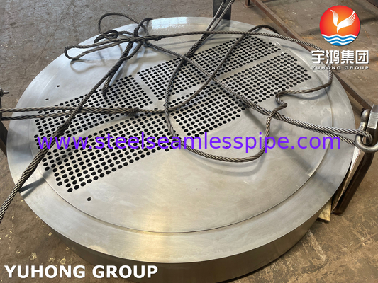 ASME SA516 GR.70N Bảng ống cố định cho ứng dụng phụ kiện trao đổi nhiệt