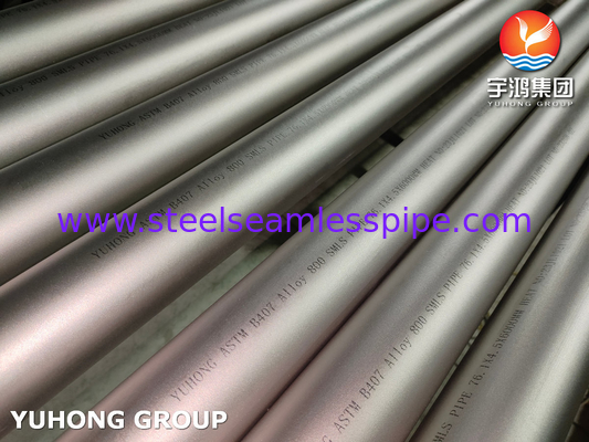 ASTM B407 hợp kim 800 ống hợp kim niken cho máy trao đổi nhiệt nồi