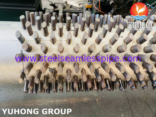 ASTM A312 TP316L Bụi có vây đục với chiều cao có thể tùy chỉnh cho hệ thống trao đổi nhiệt chống ăn mòn