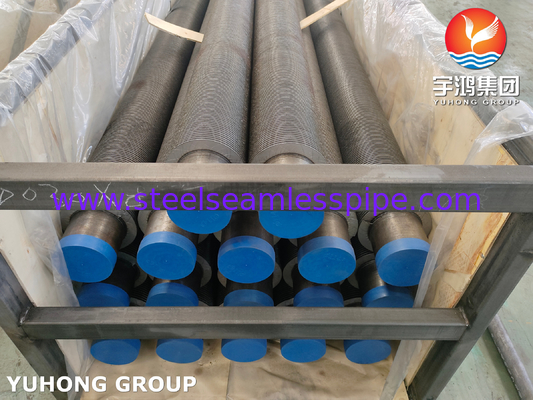 ASTM A106 GR.B Hfw Solid welded Cs Steam Furnace Fin Tube