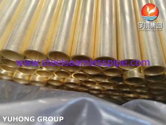 Rụng đặc nhiệt đồng hợp kim không may Astm B111 C44300 O61 CuZn28Sn1