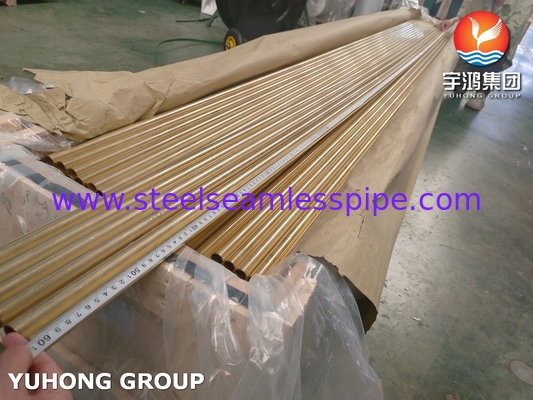 Rụng đặc nhiệt đồng hợp kim không may Astm B111 C44300 O61 CuZn28Sn1