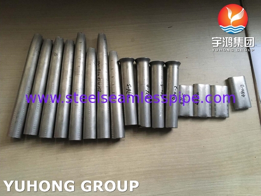 ASME SB338 GR2 ống titan cho máy sưởi nước muối mặn