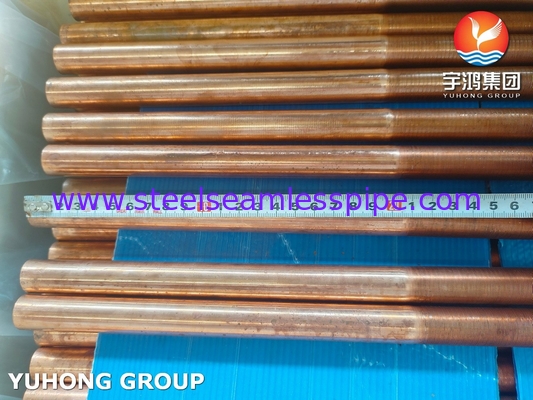 ASTM B111 C12200 ống cánh thấp đồng hợp kim cho ngành công nghiệp dầu khí