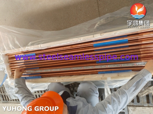 ASTM B111 C12200 ống cánh thấp đồng hợp kim cho ngành công nghiệp dầu khí