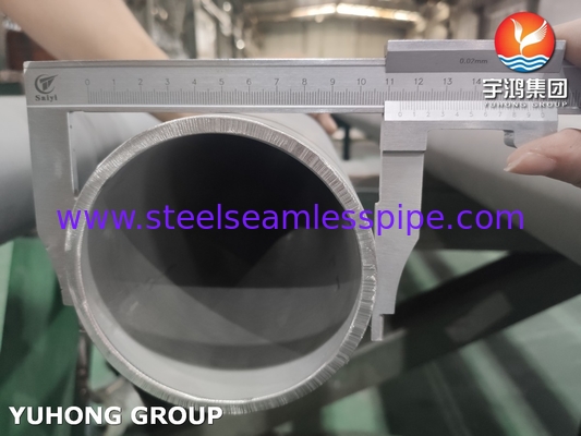 ASTM A312 TP304H ống thép không gỉ không may với độ bền cao