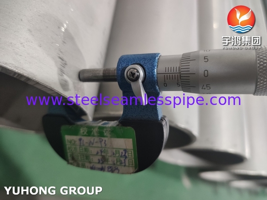 ASTM A312 TP304H ống thép không gỉ không may với độ bền cao