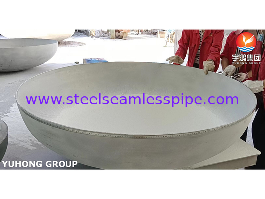 SA240 SS321 Thép không gỉ thùng đầu hình elip và thùng lưu trữ