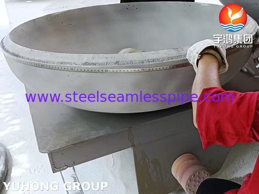 SA240 SS321 Thép không gỉ thùng đầu hình elip và thùng lưu trữ