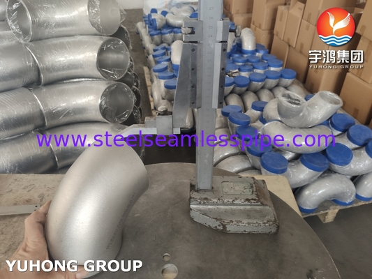 ASTM A403 WP304H ống thép không gỉ Buttweld gắn 90 độ SR khuỷu tay