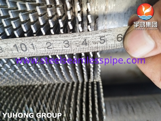 ASTM A312 TP304H Thép không gỉ HFW ống vây sợi vây xoắn ốc ống vây