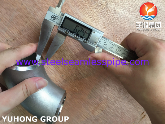 ASME SB366 WP904L-S Stainless Steel 90° LR Cổ tay BW phụ kiện ASME B16.9