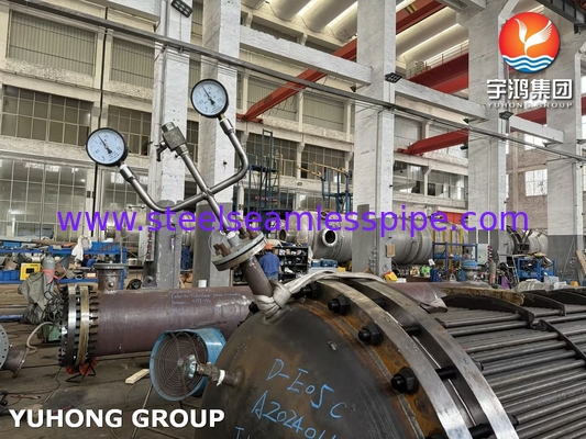 Bộ ống ASME U STAMP D-E05C ASME SA179 ống không may thép carbon với tấm ống ASME SA266 Gr.2N