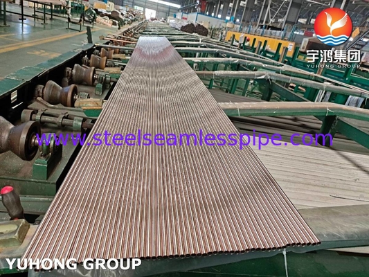 ASTM B111 C70600 ống kim loại đồng nickel O61 ống làm mát nước biển