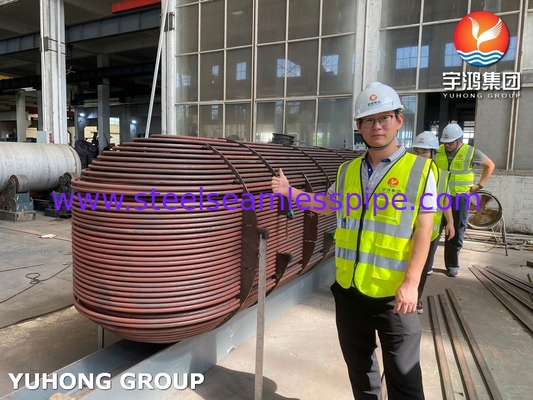 Bộ ống trao đổi nhiệt D-E1 A ASME SA213 T11 U Bend Tube With ASME SA-516 GR.70 (N, FGP) Tubesheet ASME U STAMP