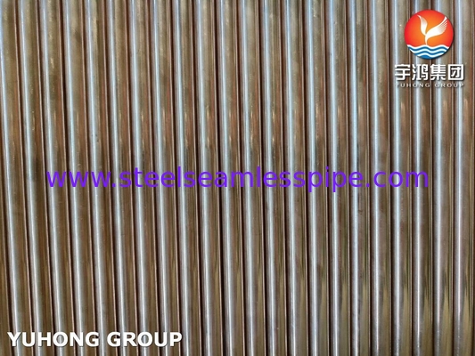 ASTM B111 C70600 ống đồng hợp kim cho nhà máy ngưng tụ trao đổi nhiệt