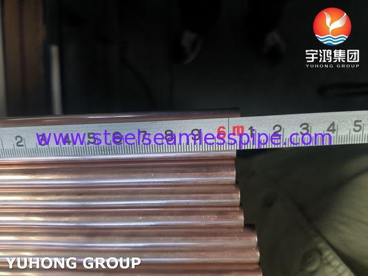 ASTM B111 C70600 ống đồng hợp kim cho nhà máy ngưng tụ trao đổi nhiệt