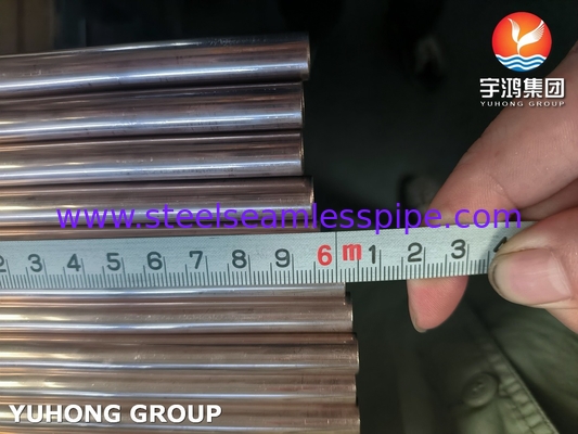 ASTM B111 C70600 ống đồng hợp kim cho nhà máy ngưng tụ trao đổi nhiệt