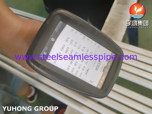 Rụng không gỉ ống liền mạch ASME SA213 TP304 1.4301 19.05 X 1.65 X Chiều dài cho bộ trao đổi nhiệt