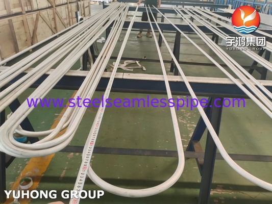 Rụng không gỉ ống liền mạch ASME SA213 TP304 1.4301 19.05 X 1.65 X Chiều dài cho bộ trao đổi nhiệt