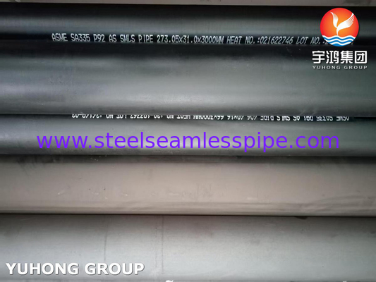 ASTM A335 / ASME SA335 P92 Sản phẩm thép hợp kim ống liền mạch ống nén cao áp