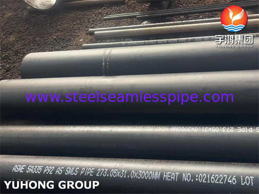 ASTM A335 / ASME SA335 P92 Sản phẩm thép hợp kim ống liền mạch ống nén cao áp