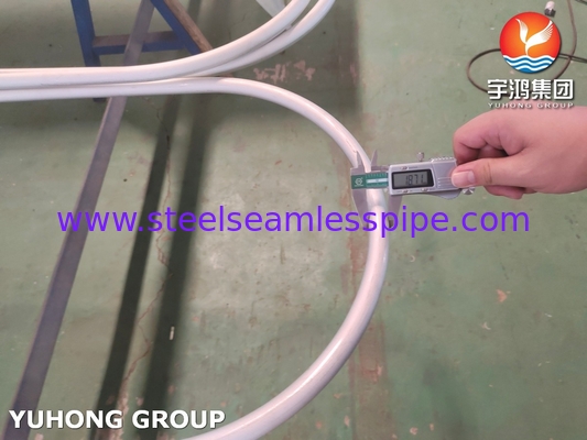 ASTM A213 TP304 Thép không gỉ ống liền mạch Bộ trao đổi nhiệt ống U Bend