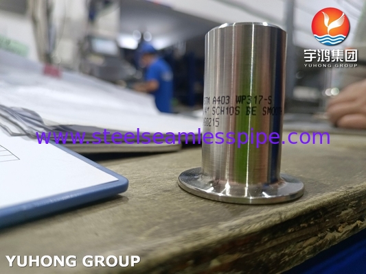 Đầu cuối bằng thép không gỉ ASTM A403 WP317 B16.9 Đầu mối nối mông