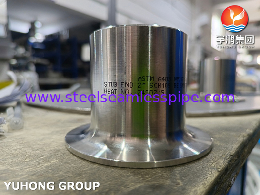 Đầu cuối bằng thép không gỉ ASTM A403 WP317 B16.9 Đầu mối nối mông