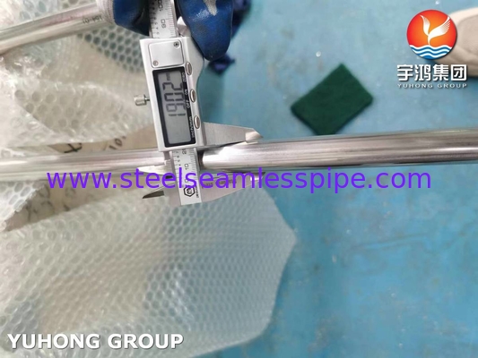 ASTM A249 TP304 BA ống hàn thép không gỉ, lò nung và ống trao đổi nhiệt