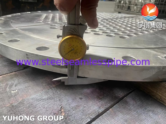 ASME SA240 SS304 Bảng ống thép không gỉ cho bộ trao đổi nhiệt