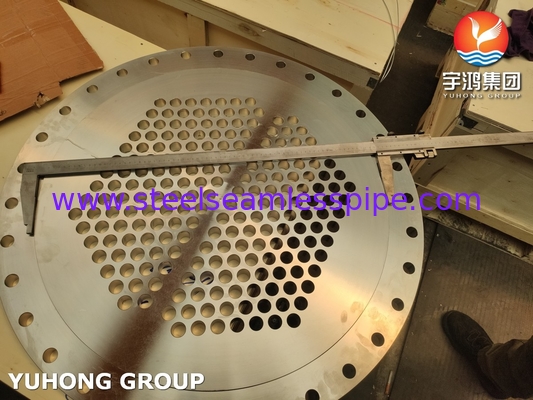 ASME SA240 SS304 Bảng ống thép không gỉ cho bộ trao đổi nhiệt