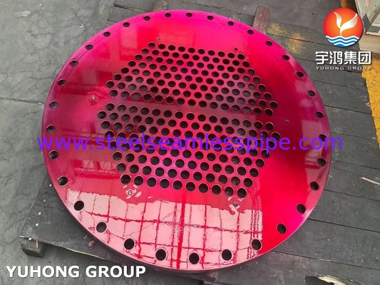 ASME SA240 SS304 Bảng ống thép không gỉ cho bộ trao đổi nhiệt