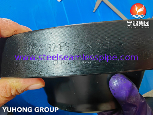 ASTM A182 F9 Đồng hợp kim thép Flange hoàn hảo cho ngành công nghiệp hóa học và ngoài khơi