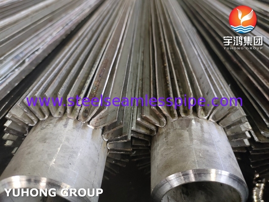 Thép không gỉ 316L Longitudinal Fined Tube Bộ trao đổi nhiệt U Channel Fin Tube