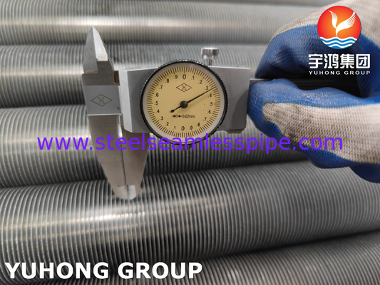 Thép không gỉ xát ống có vây cho máy làm mát không khí trao đổi nhiệt