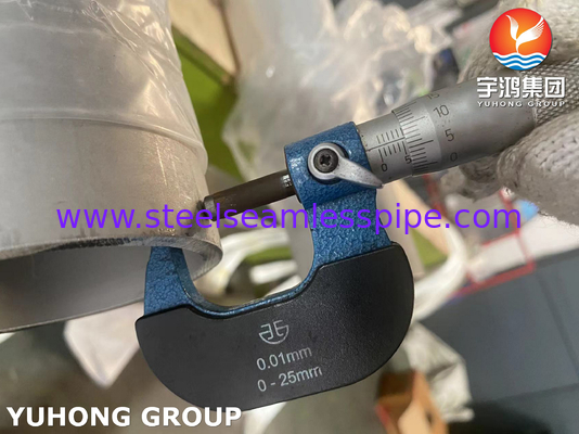 ASTM A312 ống không may thép không gỉ cho dịch vụ nhiệt độ cao S30815 253MA
