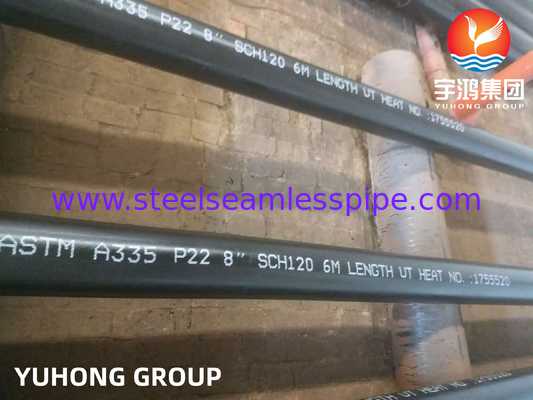 ASTM A335 P22 2-1/4Cr ống không may bằng thép hợp kim cho nhà máy điện / nồi hơi / năng lượng hạt nhân