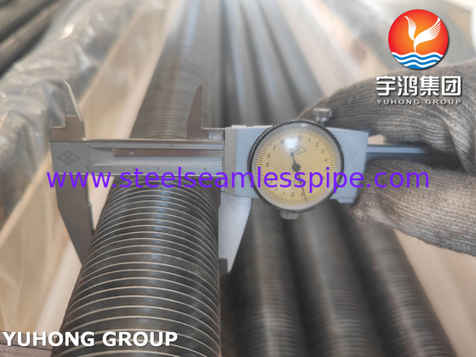 L loại ống có vây A179 ống cơ sở nhôm A1060 A1100 cho máy làm mát không khí