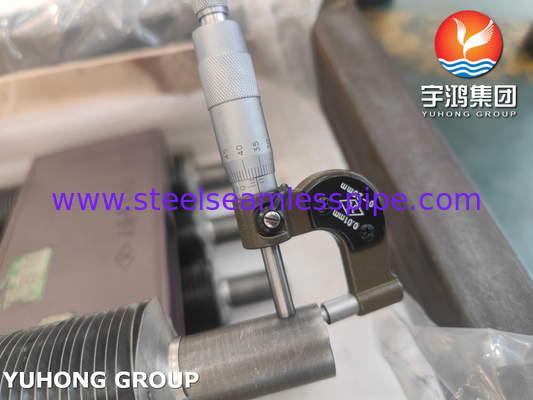 L loại ống có vây A179 ống cơ sở nhôm A1060 A1100 cho máy làm mát không khí