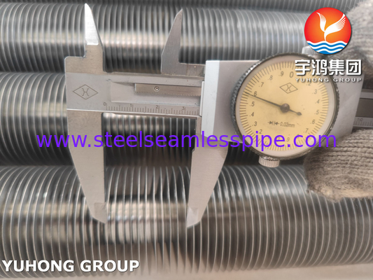 L loại ống có vây A179 ống cơ sở nhôm A1060 A1100 cho máy làm mát không khí