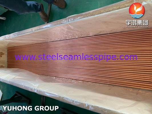 Rụng uốn cong đồng hợp kim chống ăn mòn cho máy làm mát không khí nén