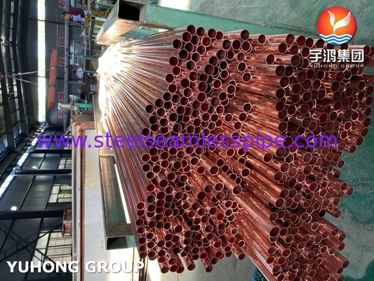 Rụng uốn cong đồng hợp kim chống ăn mòn cho máy làm mát không khí nén