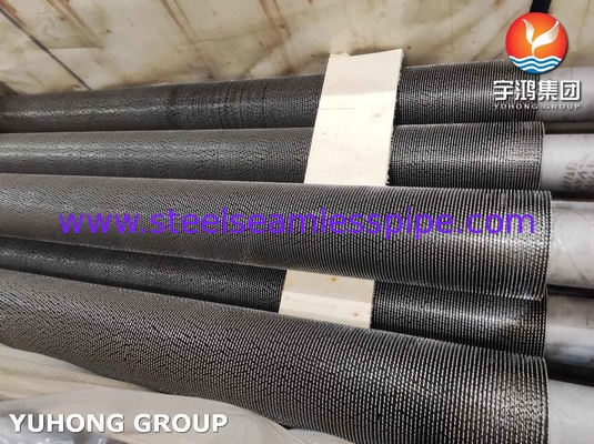 Bụi có vây sợi dây chuyền xoắn ốc HFW Bụi có vây sợi dây chuyền cho máy trao đổi nhiệt