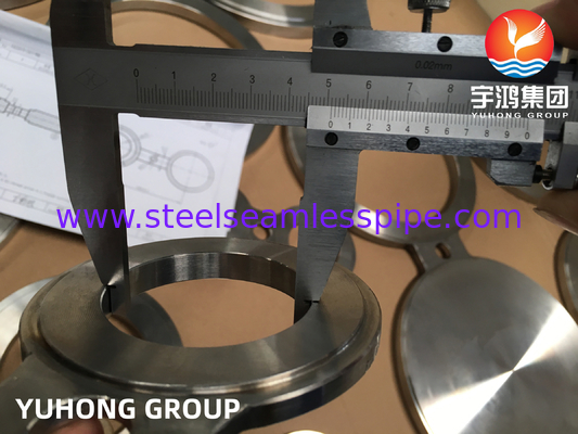 ASTM A182 Thép không gỉ Duplex Thép Kính Bị mù Asme B16.48