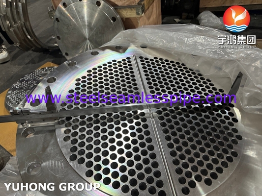 ASTM A182 F304L Bảng ống thép không gỉ rèn để lắp ráp bộ trao đổi nhiệt