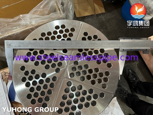 ASTM A240 SS304 Bảng ống cho phụ kiện trao đổi nhiệt
