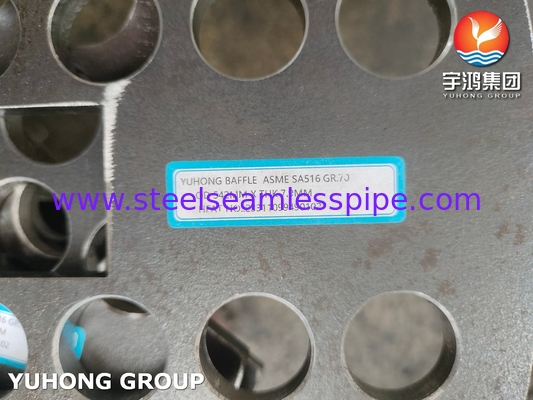 ASTM B171 C71500 đồng niken 70/30 Bảng ống cho máy trao đổi nhiệt vỏ và ống